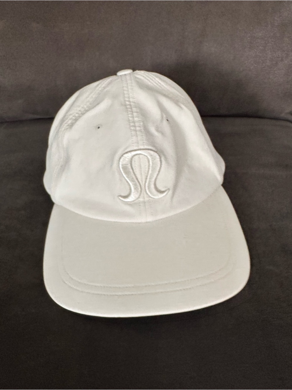 Lululemon White Logo Baseball Cap